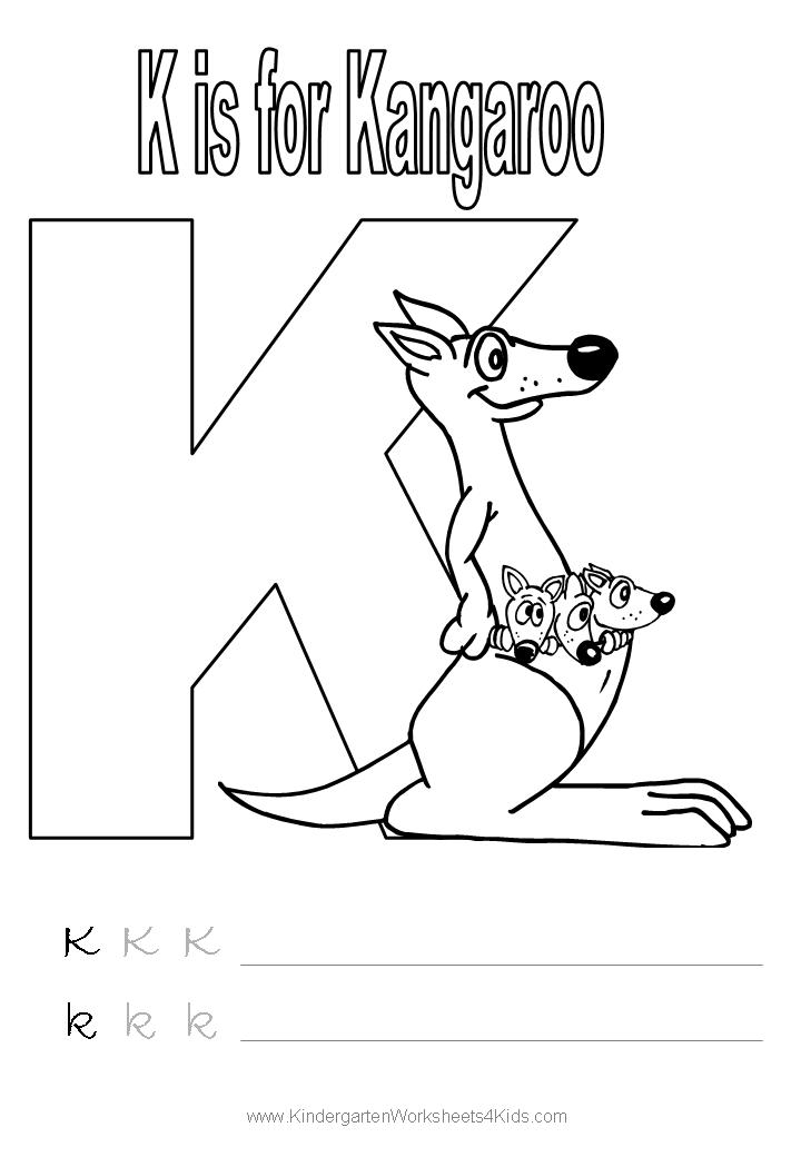 Letter K Printable Worksheets Image