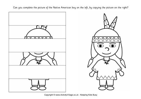 Native American Worksheets Kindergarten Image