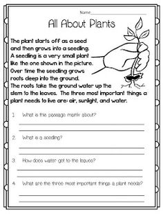 Reading Comprehension Worksheets Image