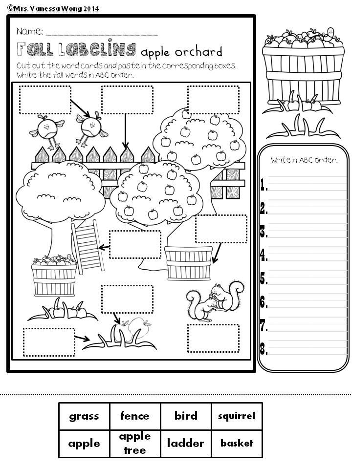 Scarecrow Labeling Activity