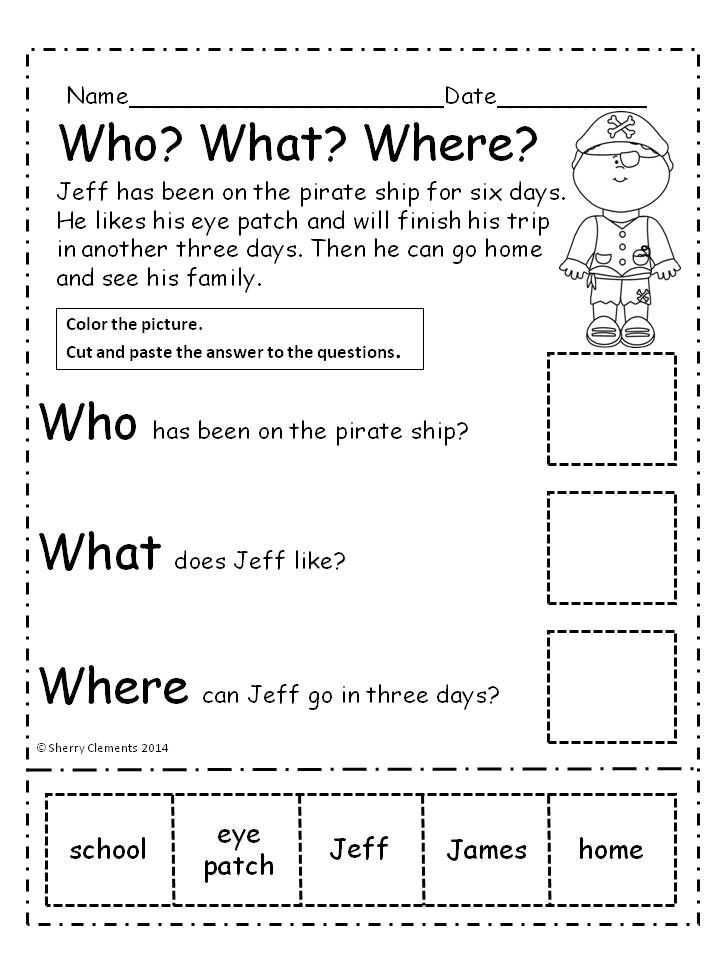 Short Story with Questions 2nd Grade Reading Comprehension