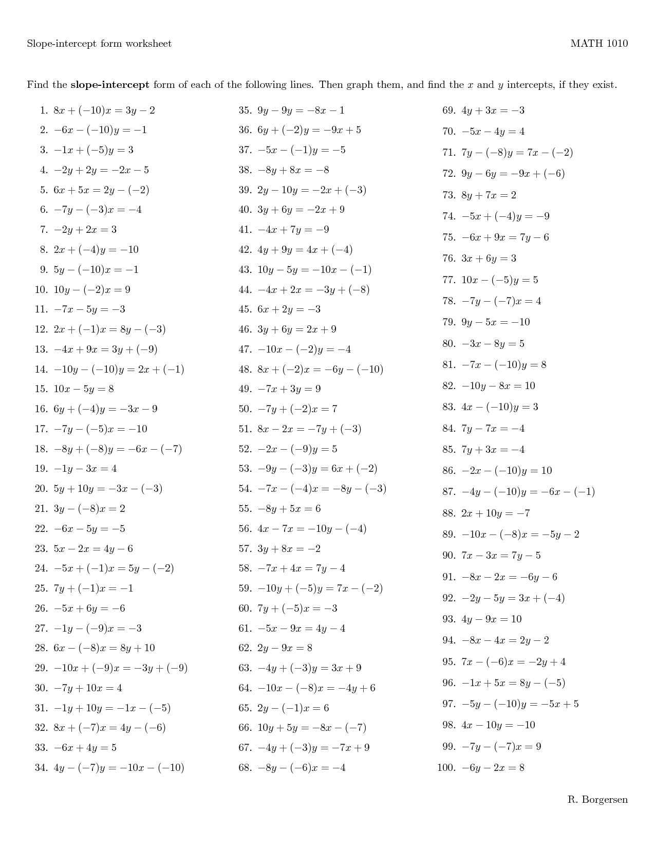 15 Finding Slope Worksheets Given Points /