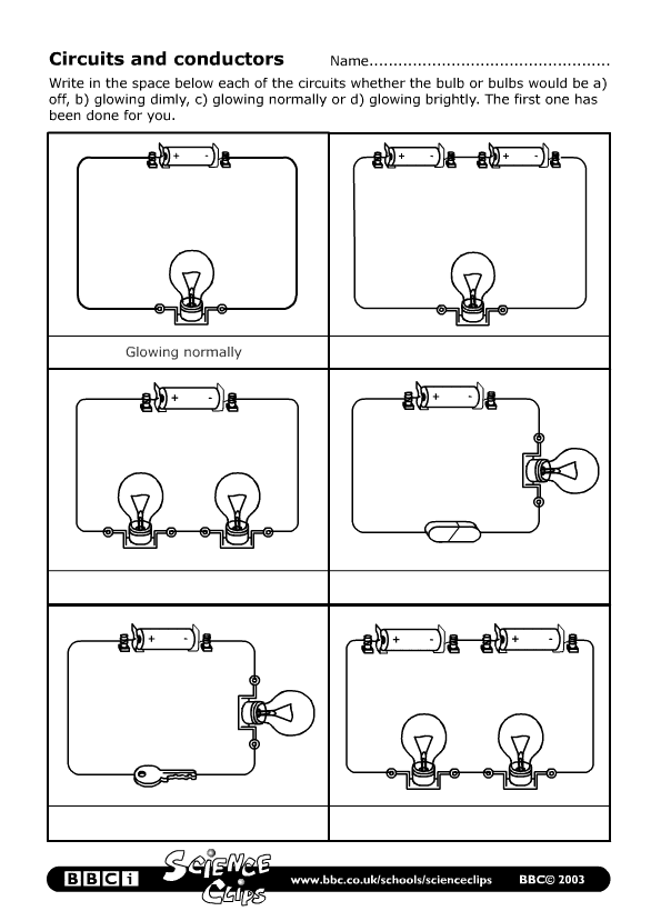 circuits-worksheet