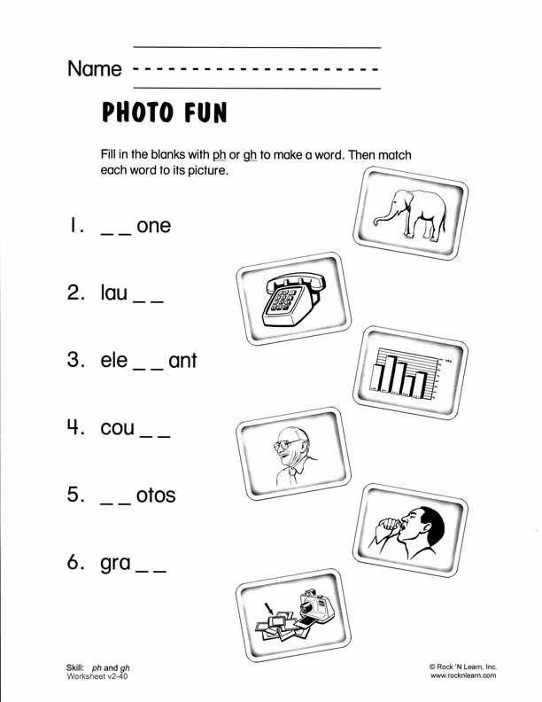 Free 2nd Grade Phonics Worksheets Image