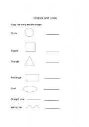 Lines Angles Shapes Worksheet Image