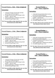 Personal Hygiene Worksheets Image