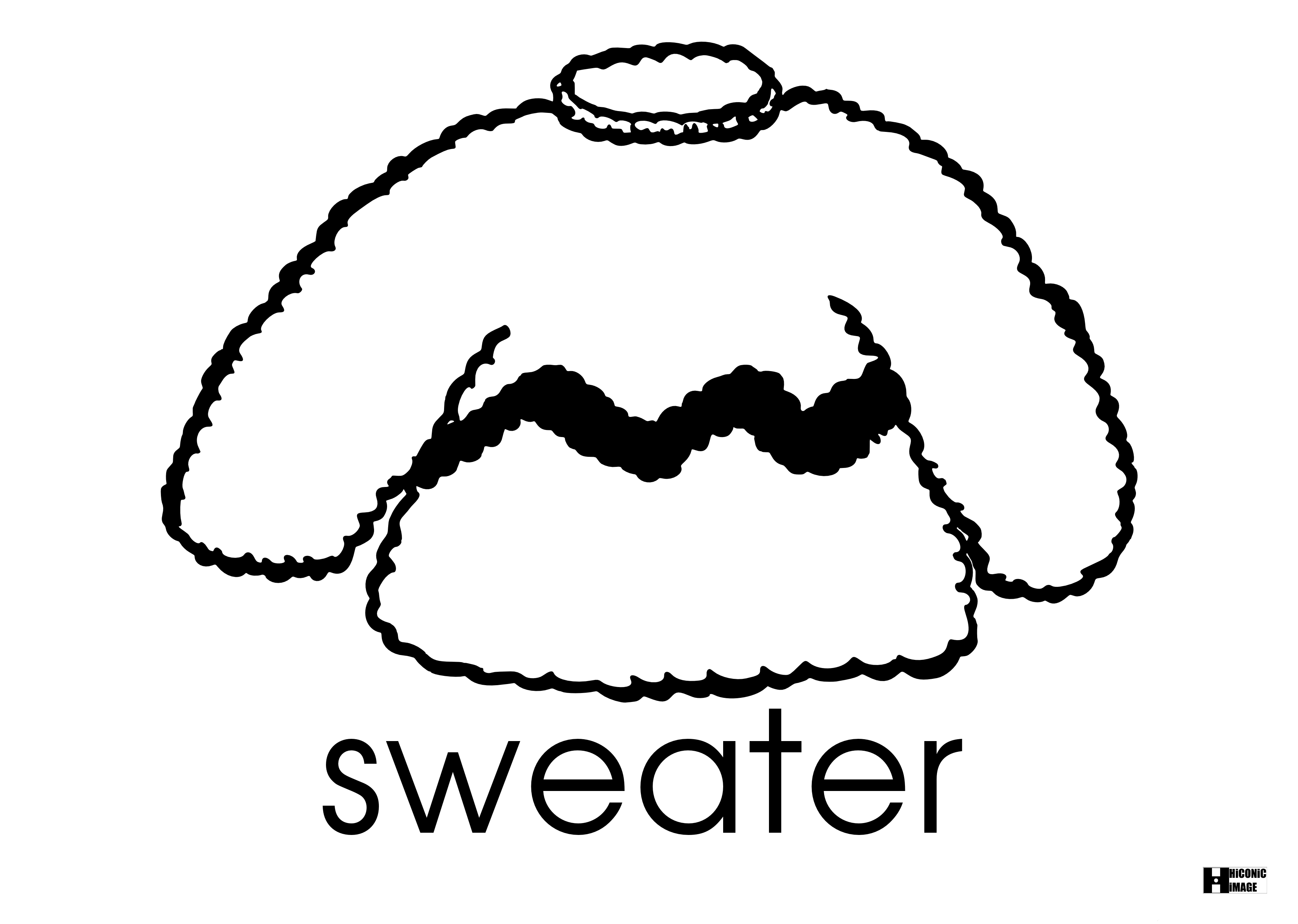 Sweater раскраска