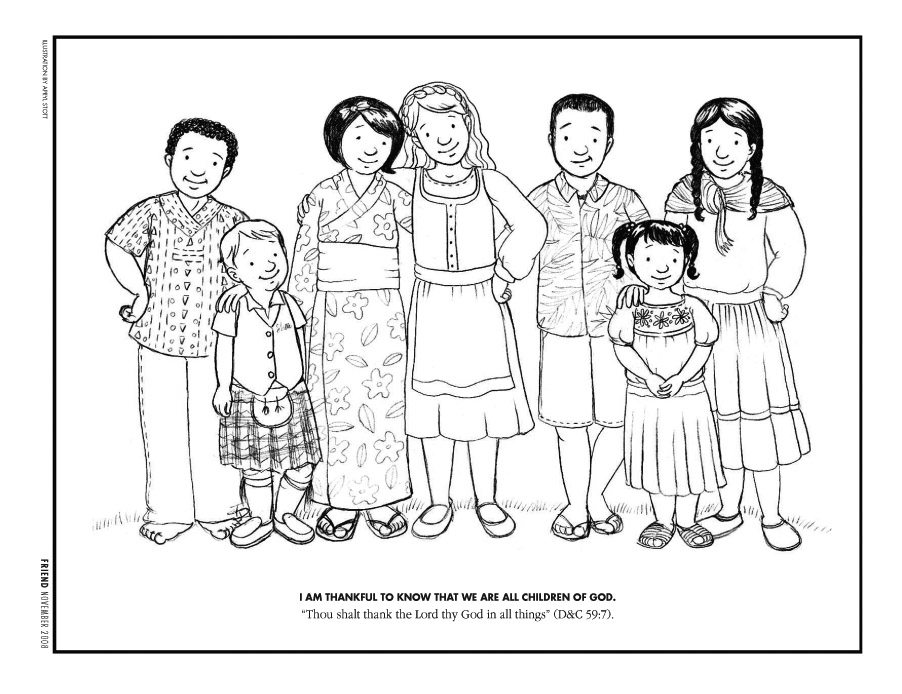 Child of God Coloring Page Image