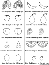 Color the Fruit Coloring Pages Image