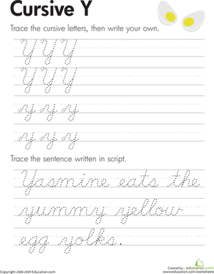 14 Cursive Writing Worksheets Sentences / worksheeto.com