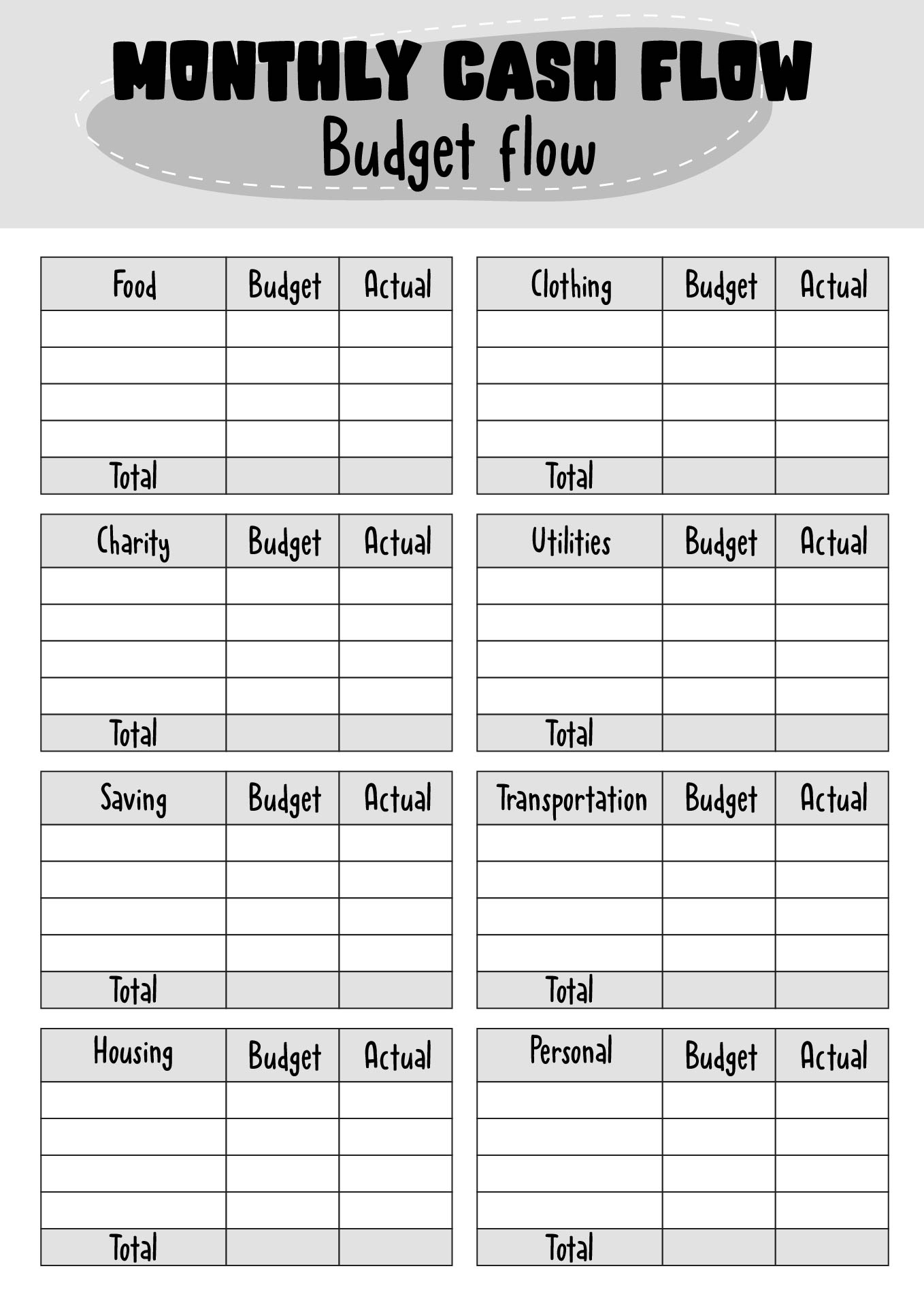 18 Free Printable Dave Ramsey Budget Worksheets Worksheeto