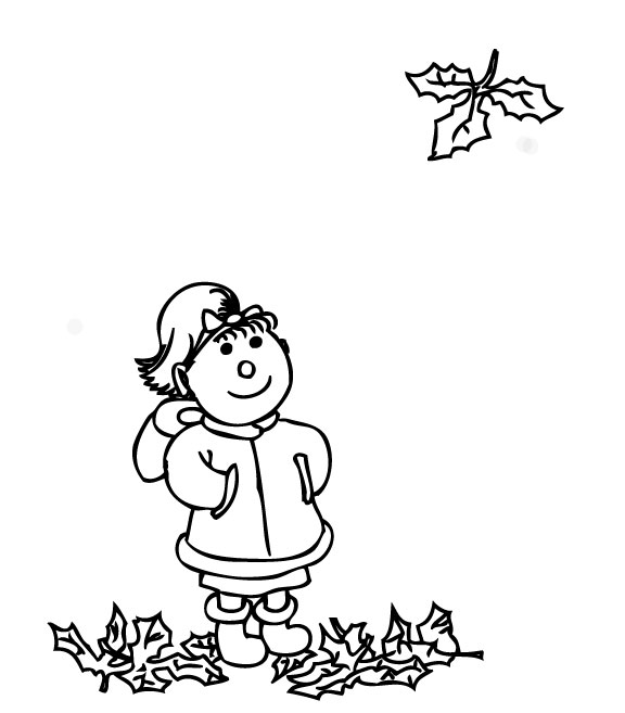 Fall Sight Word Coloring Pages Image