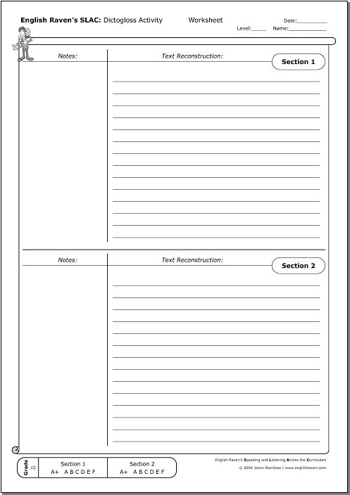 Free Printable Student Worksheets