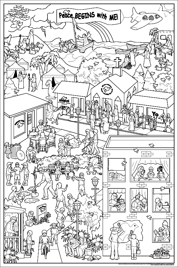 Adult Christmas Coloring Pages Image