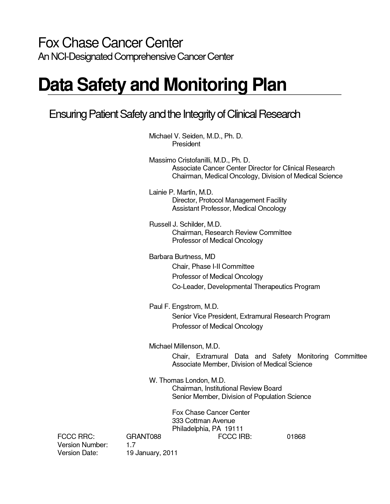 Clinical Trial Monitoring Plan Template Image