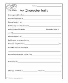 Disability Self-Advocacy Skills Worksheets