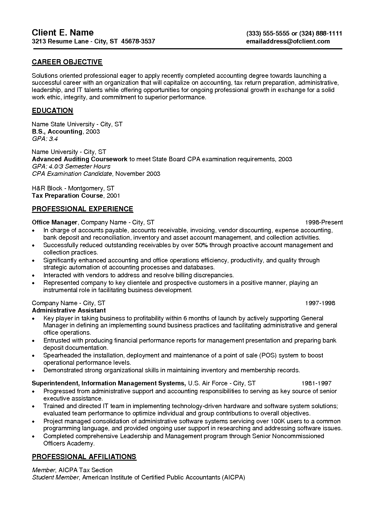 Entry Level Accounting Clerk Image
