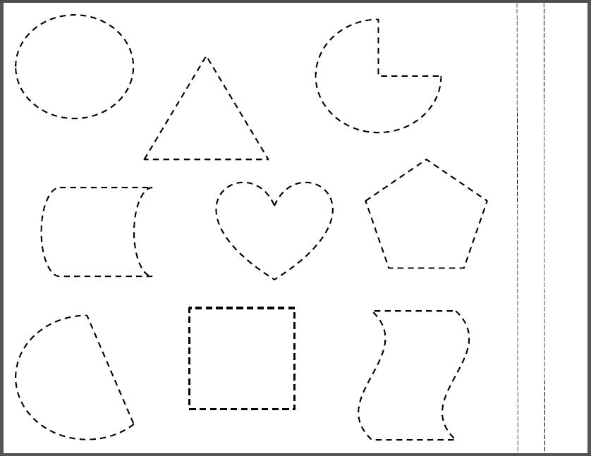 Pre-K Cutting Worksheets for Students Image