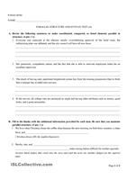 Test Sentence Structure Worksheets Image