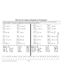 75 Middle School Math with Pizzazz Book E Image