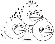 Angry Birds Connect the Dots Printable Image