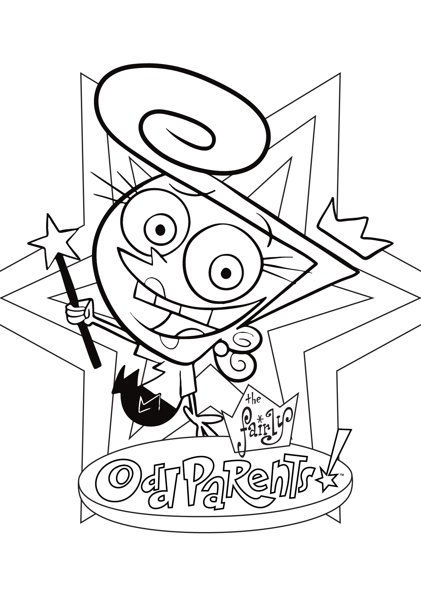 Fairly OddParents Coloring Pages Image