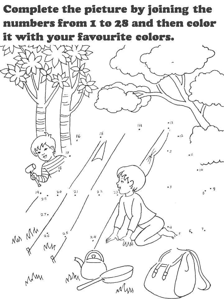 Kids Fun Activity Worksheets Printable Image