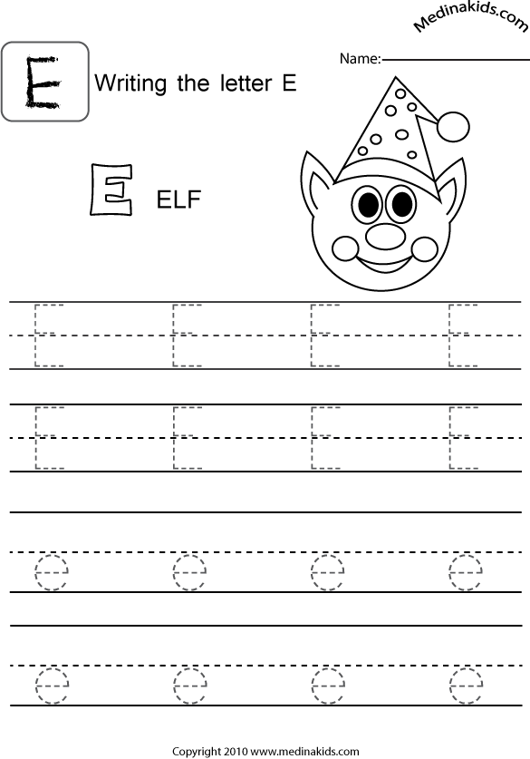 14 Lowercase Letter E Worksheet / worksheeto.com