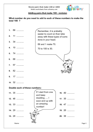 Make 10 Addition Worksheets