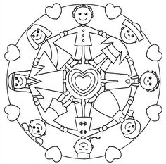 Mandala Coloring Pages for Children Image