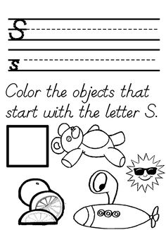Preschool Letter Worksheets Image