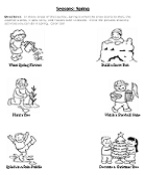 Preschool Seasons Worksheets Image