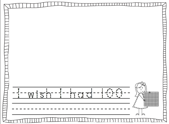 Printable 100th Day of School Activity Image