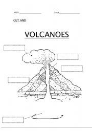 Volcano Diagram Worksheets Image