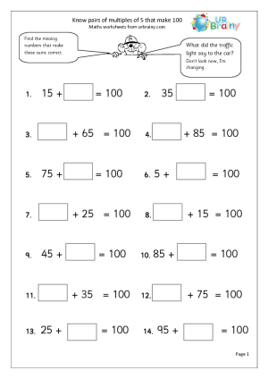 Year 3 Maths Worksheets