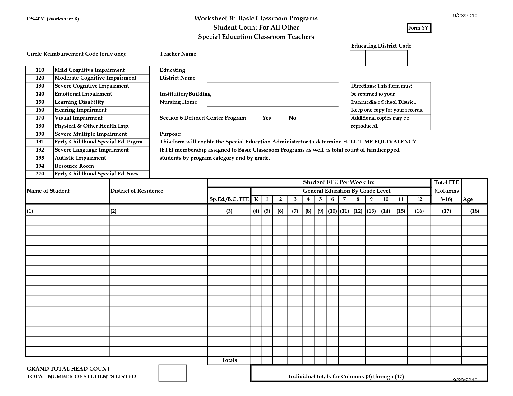 Basic Accounting Worksheet Template