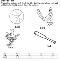 Beginning Sounds Worksheet Letter B Image