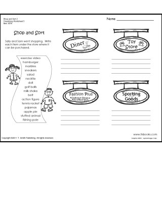 Classifying Animals Worksheets First Grade Image