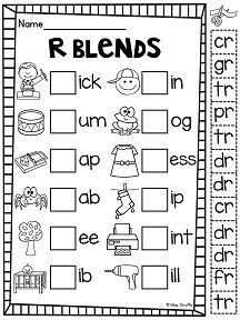 13 Best Images of Initial Blends Worksheets 1st Grade ...