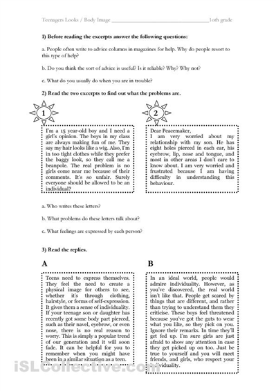 Reading Comprehension Worksheets High School Image