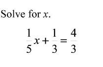 Simple Fraction Equations Image