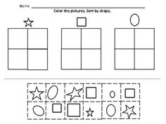 Sorting by Size Worksheets Image