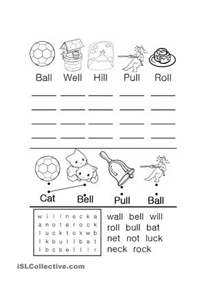 Kindergarten Phonics Worksheets Image
