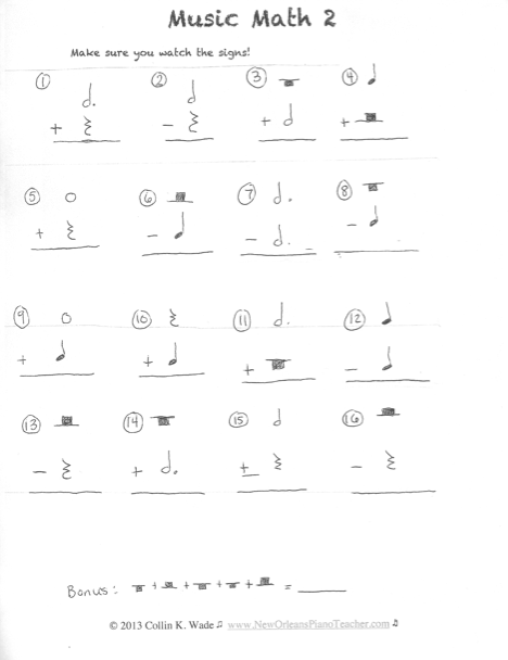 Music Rhythm Worksheets Printable Image