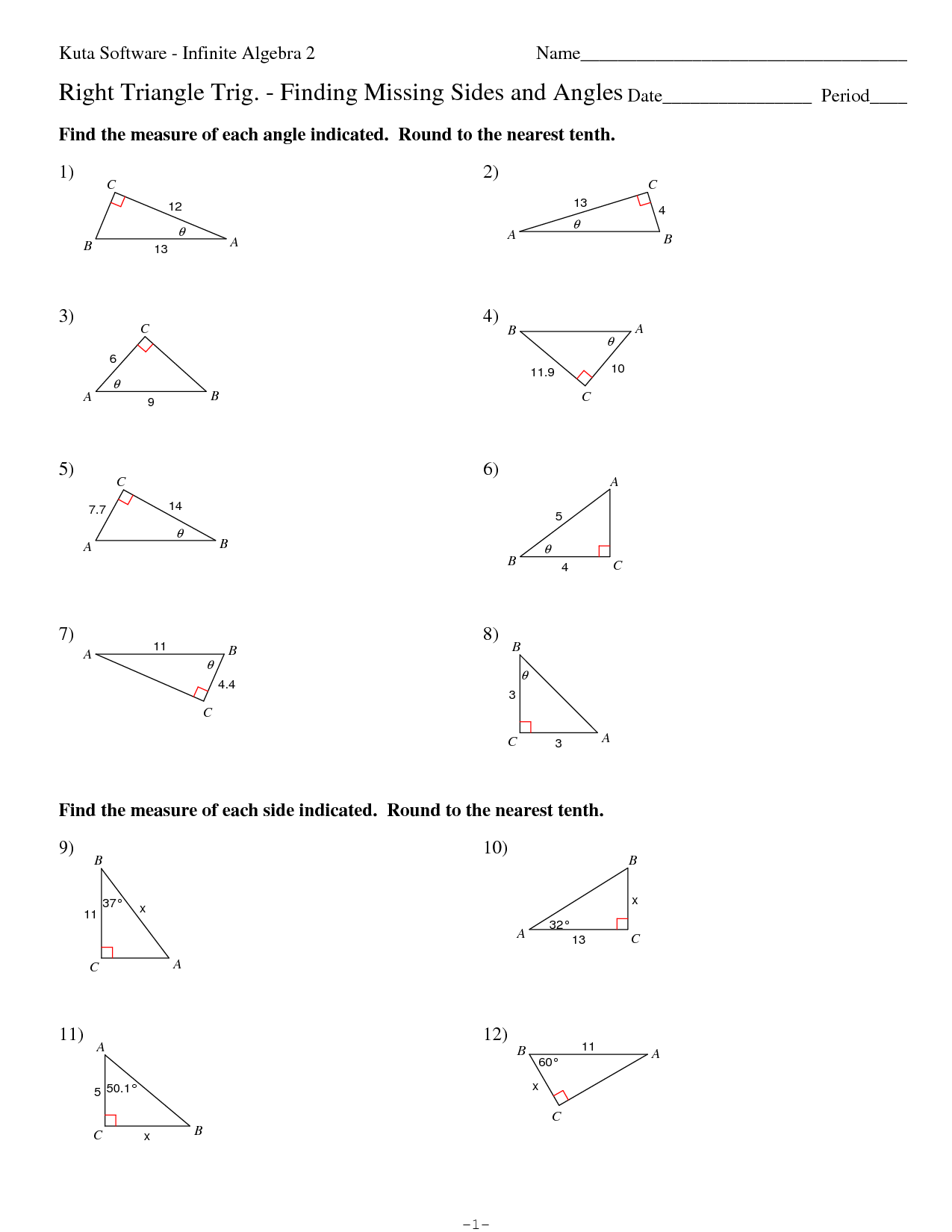 Completing The Square Worksheet Answers Kuta Software Algebra 2