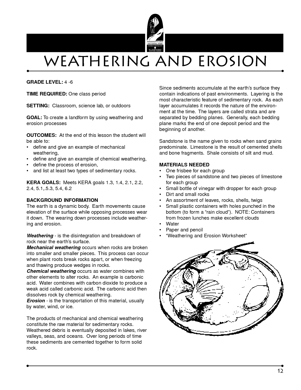 Weathering and Erosion Worksheet