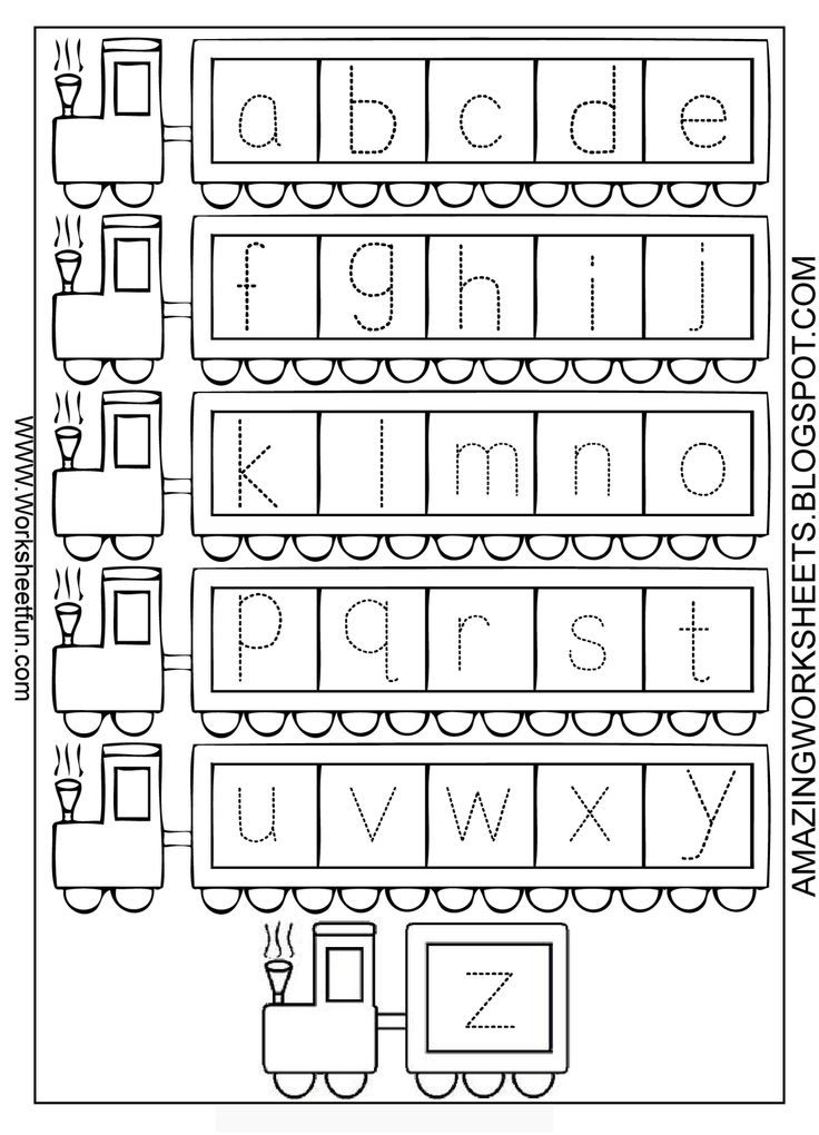 Free Printable Alphabet Letter Tracing Worksheets Image