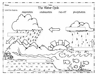 Free Science Worksheet Water Cycle Image