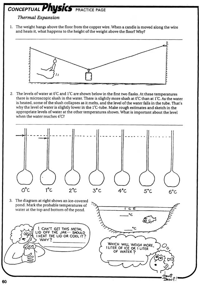Heat and Thermal Energy Worksheet