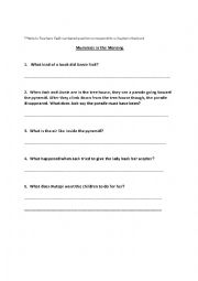 Magic Tree House Mummies in the Morning Worksheets Image